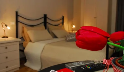 Habitación con 2 camas individuales y baño privado — L'Iris B&B